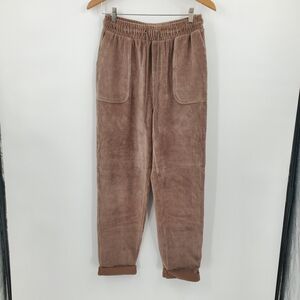 ♡ Zenana Brown Corduroy Joggers Size Small